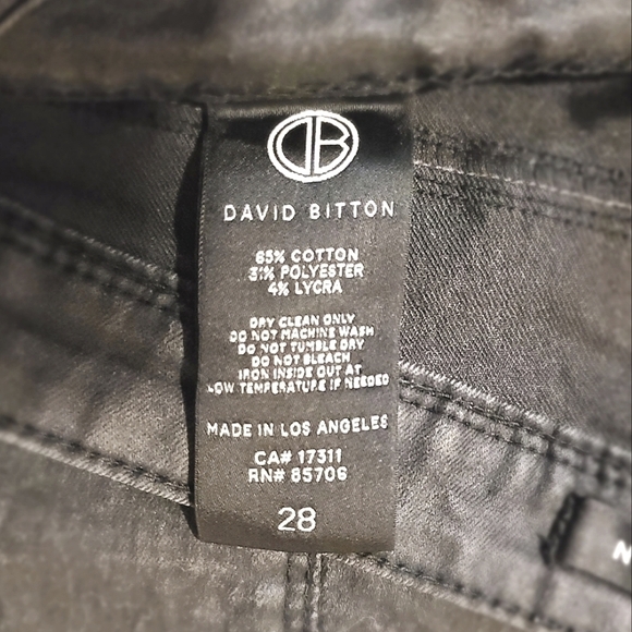 BUFFALO LOW RISE CARGO STYLE STRAIGHT LEG JEANS WOMENS BLACK SIZE 28 - Picture 8 of 8